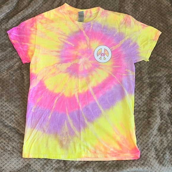 Wakaan Liquid Stranger edm Summer of Weird tiedye tee 2022 - Picture 3 of 3